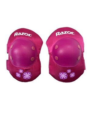 Girls Razor Sweet Pea Multi Sport Childs Protective Knee Pads Pink